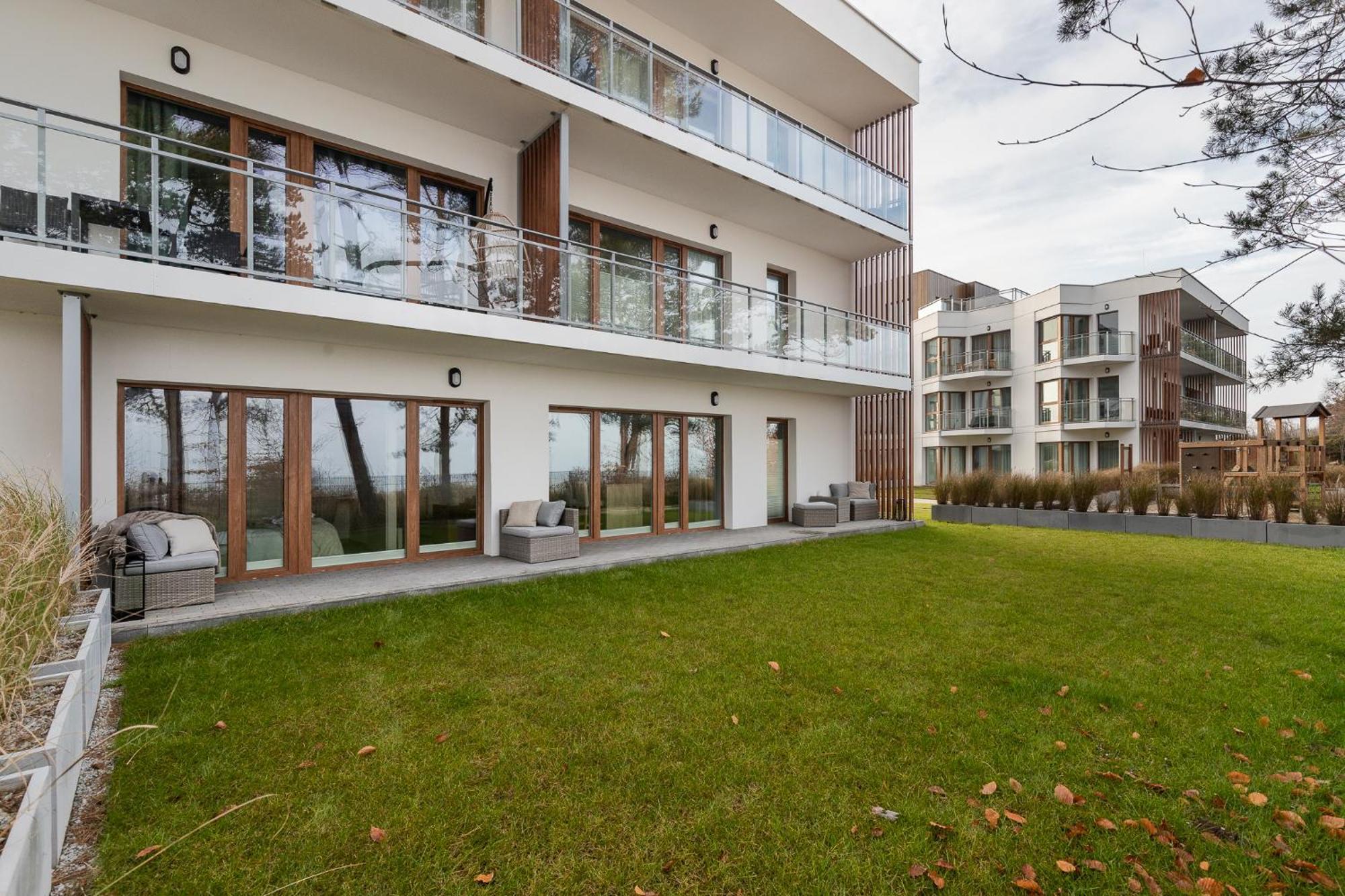 Let'S Sea - 2 Bedroom - Premium Baltic Apartment With Front Sea View Garden And Spa Access Gąski Eksteriør billede
